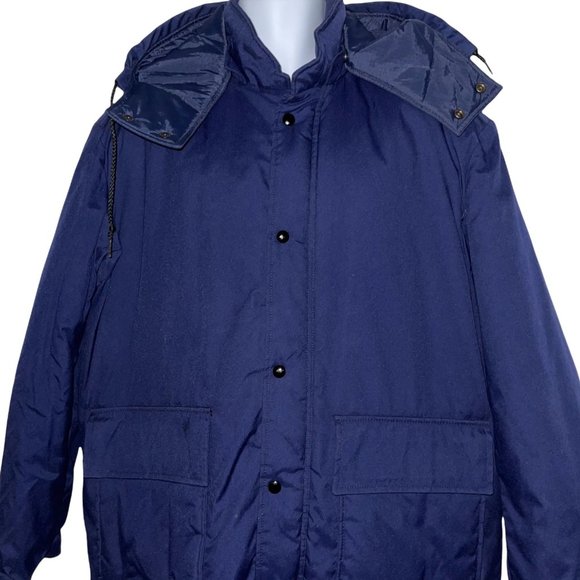 Vintage Neptune Garment Co Letter Carrier Parka Thick Winter Snow Coat Hoodie L - Picture 2 of 9